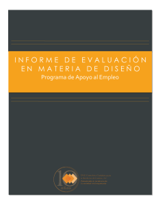 Documento de la evaluación - Secretaría del Trabajo y Previsión