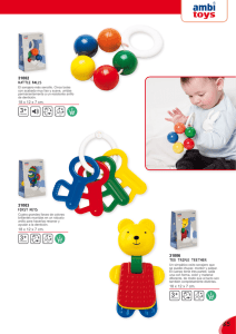 RATTLE BALLS FIRST KEYS TED TRIPLE TEETHER
