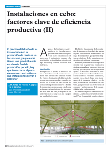 Instalaciones en cebo: factores clave de eficiencia productiva (II)