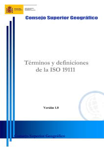 Términos y definiciones ISO 19111