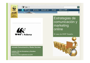 Estrategias de comunicación y marketing online en WWF España