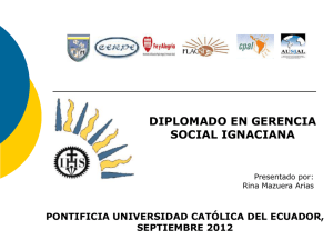 Diapositiva 1 - Pontificia Universidad Católica del Ecuador