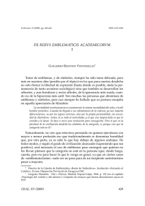 16. De rebus emblematicis academicorum, I, por Guillermo