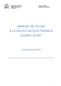 MANUAL DE AYUDA A LA SOLICITUD ELECTRONICA EQUIPO