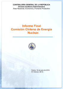 rea Empresas - Comisión Chilena de Energía Nuclear