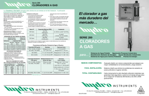 cloradores a gas - Hydro Instruments
