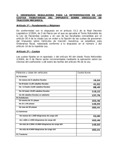 Ordenanza fiscal IVTM 2016 - Ayuntamiento de alconchel de la
