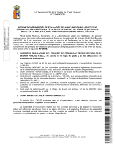 M.I. Ayuntamiento de la Ciudad de Fraga (Huesca) INTERVENCIÓN