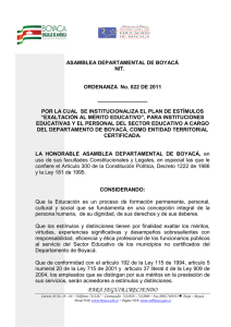 PROYECTO DE ORDENANZA-EXALTACION AL MERITO corr No. 022