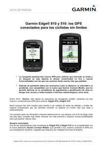 Garmin Edge® 810 y 510: los GPS conectados para los ciclistas sin