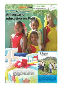 Aniversario educativo en Petit