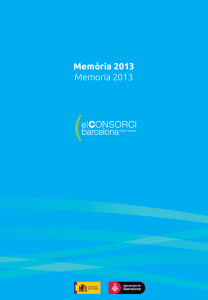 Memòria 2013 Memoria 2013 - bcnroc