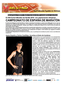 campeonato de españa de maratón - Real Federación Española de