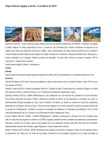 Viaje Cultural a Egipto y Sicilia - 6 de Marzo de 2015