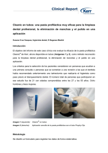Caso Clinico Cleanic en tubo_Susana Cruz