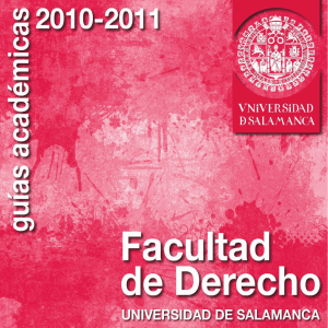 Guía de la Facultad de Derecho. Curso 2010-2011