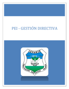 pei - gestión directiva - inst. educativa tecnica lepanto