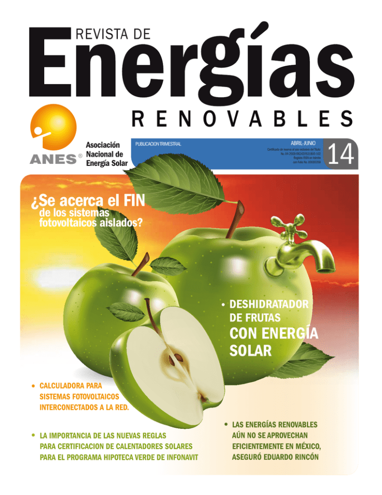 Energías Renovables No 14