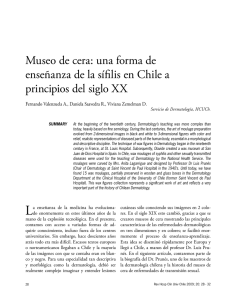 Museo de cera: una forma de enseñanza de la sífilis en Chile a