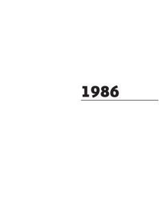 1986 - Inicio