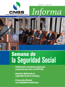 2422.5 KbBoletín No. 14 - Consejo Nacional de Seguridad Social