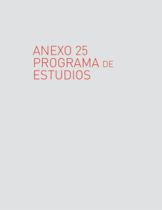 AnexosPrograma de Estudios de Arquitectura - e[ad]