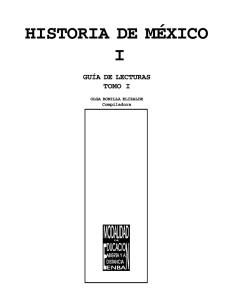 historia de méxico i - Escuela Nacional de Biblioteconomía y