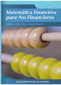 Matemática Financiera para No Financieros