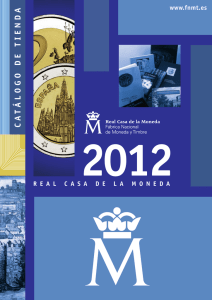Catálogo Tienda - 2012 - Fábrica Nacional de Moneda y Timbre