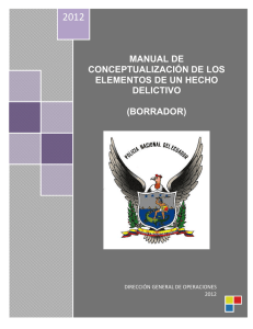 SC3_ManualHechoDelictivo - Instituto Nacional de Estadística y