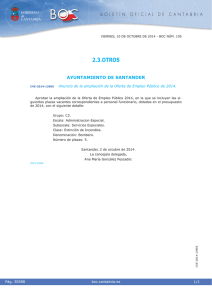 Anuncio de la ampliación de la Oferta de Empleo Público de 2014.