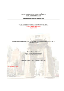 Documento - FCEA - Facultad de Ciencias Económicas y de
