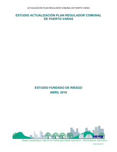 Estudio Fundado de Riesgo - Municipalidad de Puerto Varas