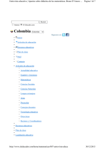 Colombia Colombia - Dipartimento di Matematica