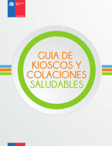 GUIA DE KIOSCOS Y COLACIONES SALUDABLES