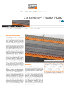 7.2 Schlüter®-TROBA-PLUS