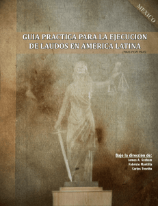 Guía práctica para la ejecución de laudos en América Latina