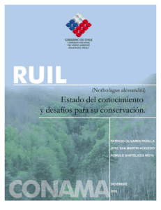 Ruil - Sistema Nacional de Información Ambiental (SINIA)
