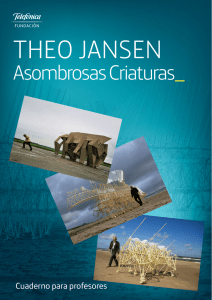 Cuaderno de profesores de Theo Jansen