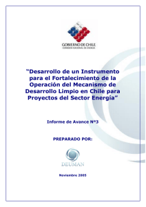 Guía para el Desarrollo de Proyectos MDL en el Sector Energético