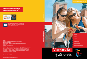 Varsovia Guía Breve - WarsawTour - Oficjalny portal turystyczny m.st