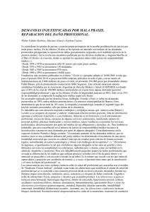 Demandas Injustificadas - Asociación Argentina de Ortopedia y