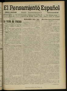 Diario Tradicionalista del 1 de abril de 1921, número 483
