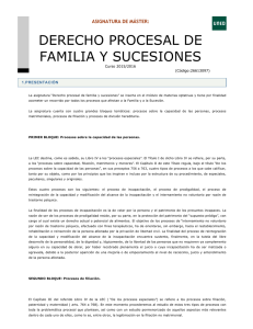 derecho procesal de familia y sucesiones