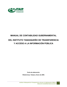 Manual de Contabilidad Gubernamental