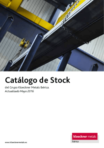 Catálogo de Stock