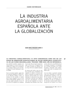 la industria agroalimentaria española ante la globalización