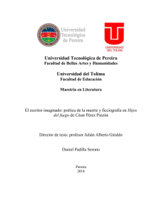 Universidad Tecnológica de Pereira Universidad del Tolima