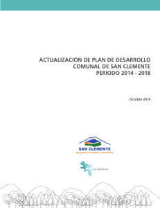 actualización de plan de desarrollo comunal de san clemente