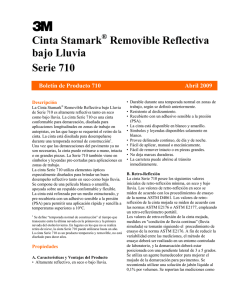 Cinta Stamark Removible Reflectiva bajo Lluvia Serie 710